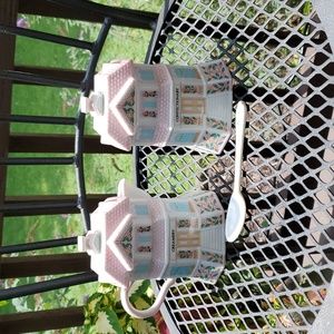 Vintage 1991 Lenox Confectionery & Creamer Set for The Lenox Village Collection
